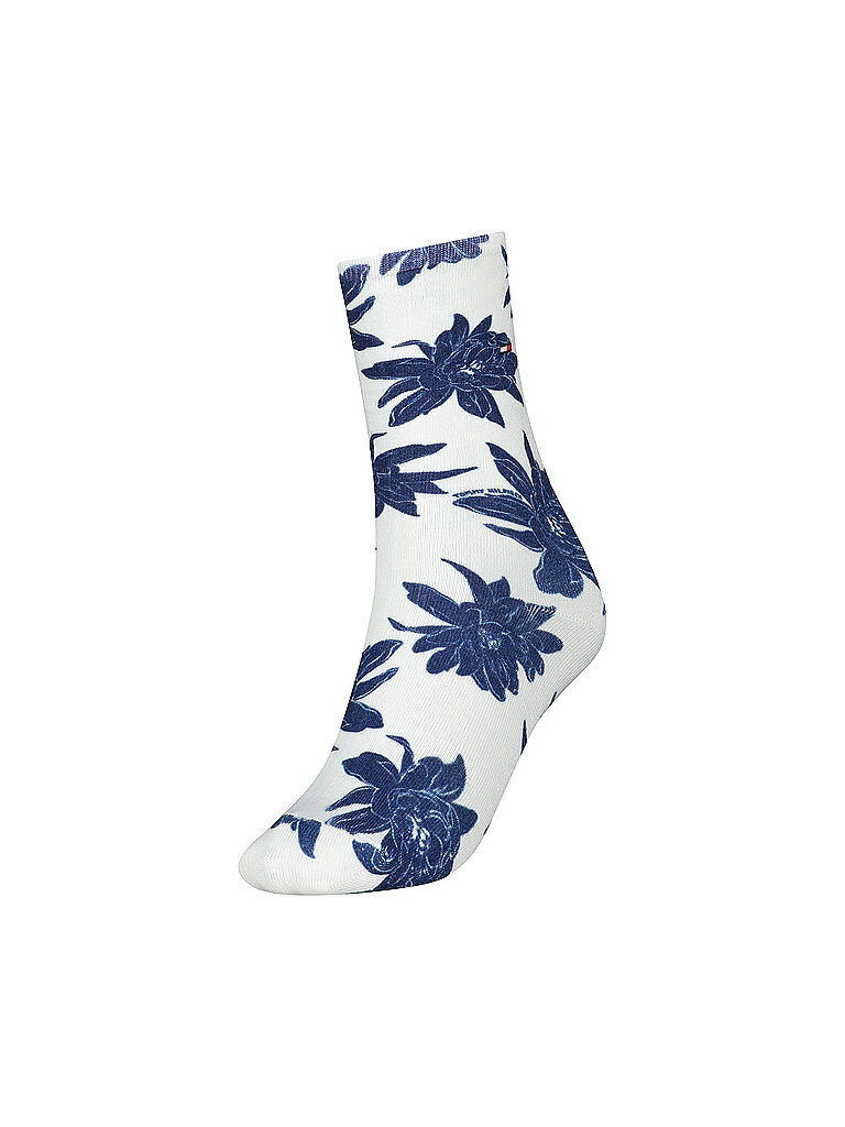TOMMY HILFIGER Socken Printed Floral blau | 39-42